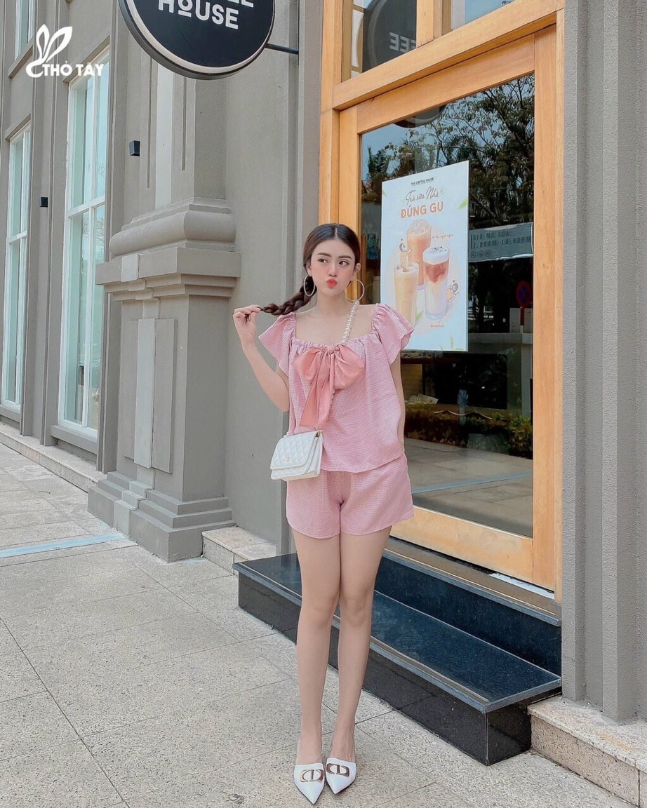 Sét bộ đùi kèm nơ cực cute