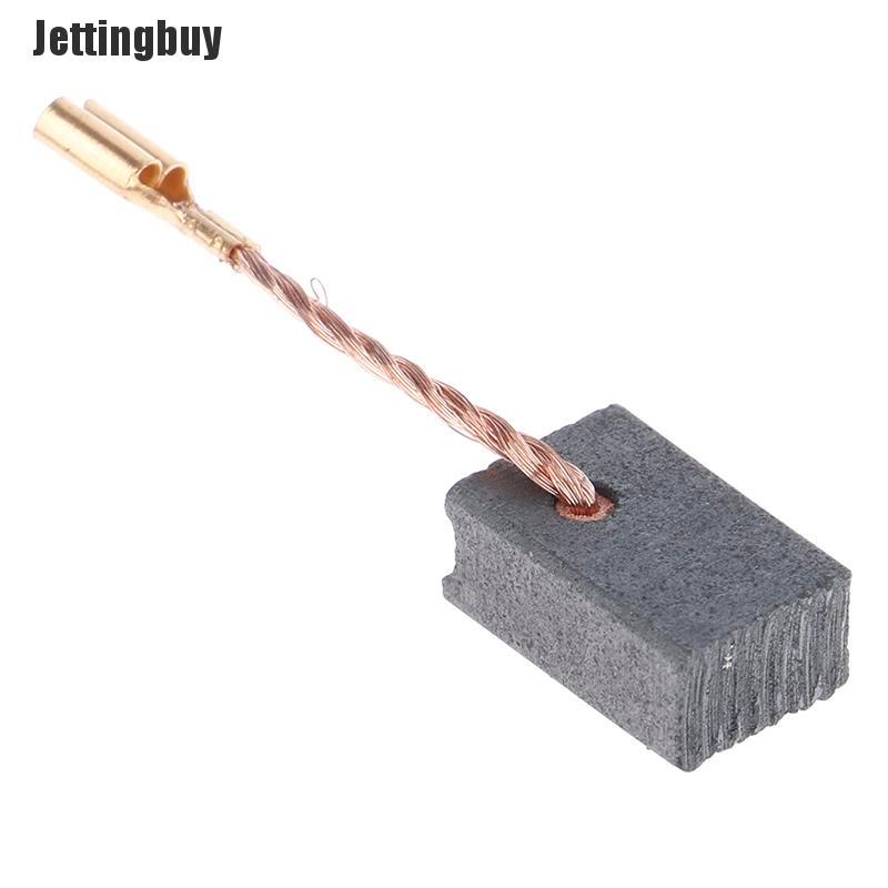 Jettingbuy 10Pcs Graphite Copper Motor Carbon Brushes Kit For Angle Grinder 6*8.5*13.5mm