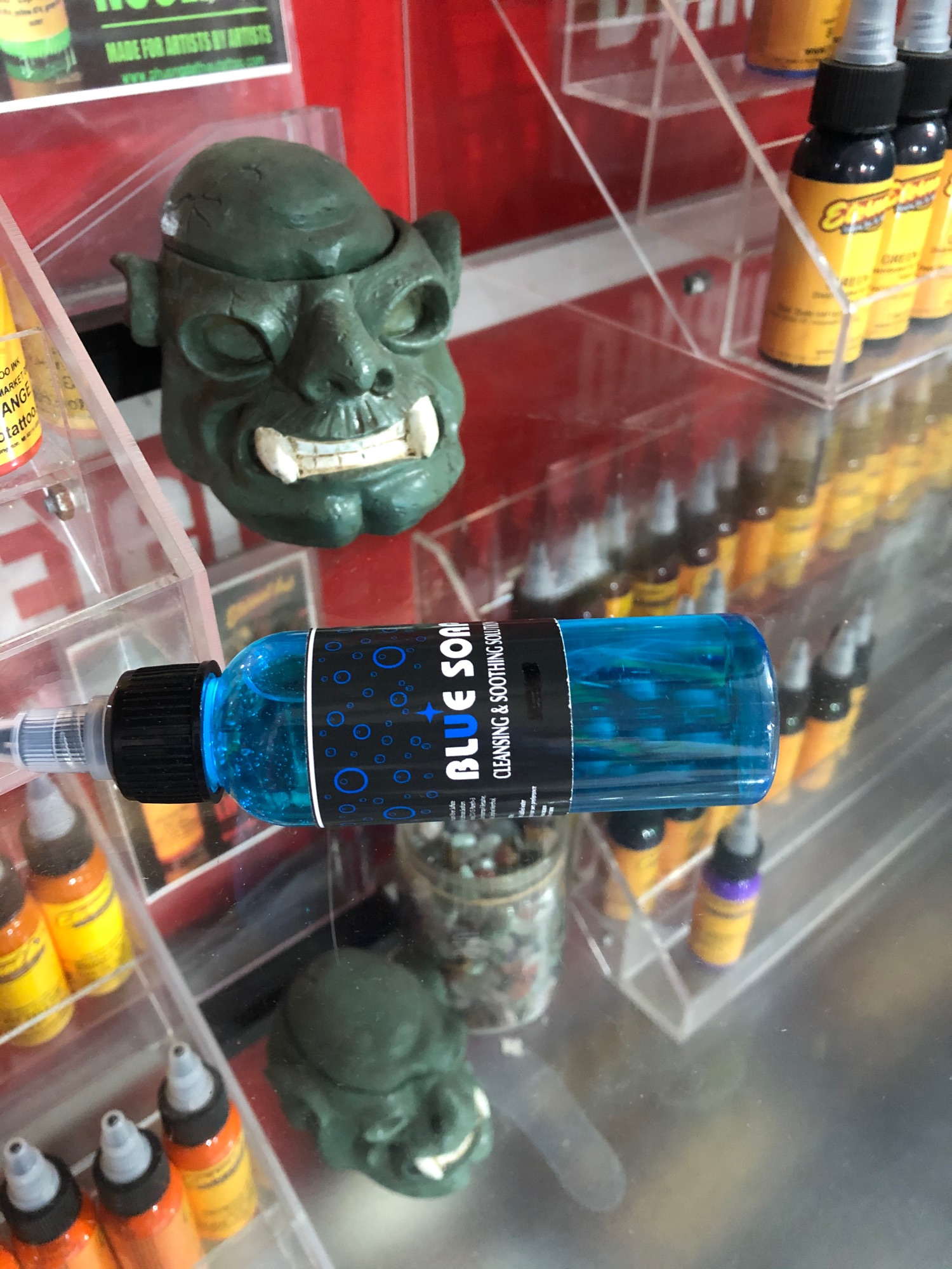 Dung dịch vệ sinh hình xăm,bluesoap đậm đặc 60ml