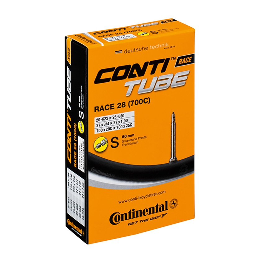 Ruột xe đạp 700×20/25c 60mm van nhỏ continental bicycle tube race 28″ s60 re