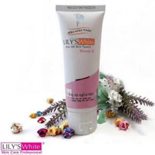 Sữa Rửa Mặt Trắng Da Ngừa Mụn Lilys white