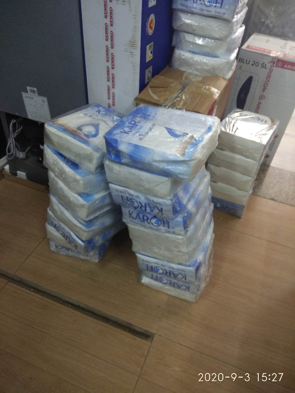 Bộ Lõi lọc thô 123 Karofi - Chính hãng Check mã QR - Giá rẻ nhất