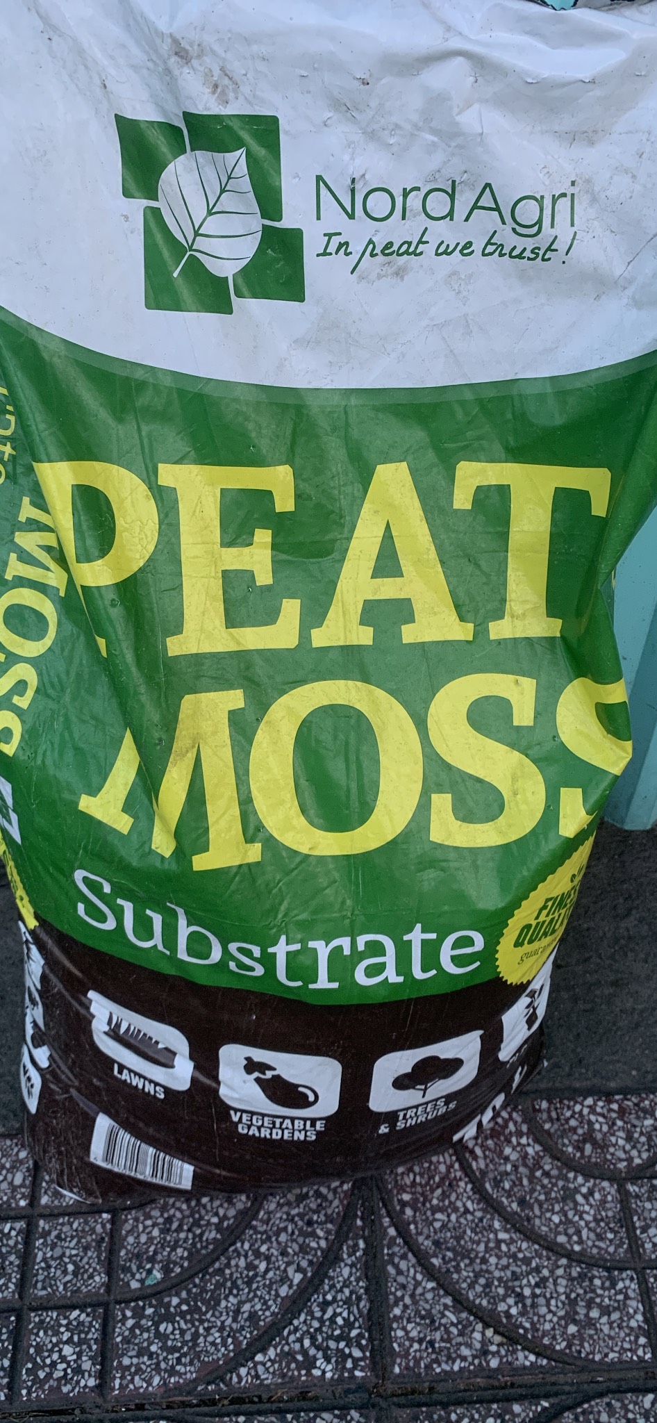 Giá thể Peat moss NORDAGRI bao 70 lít