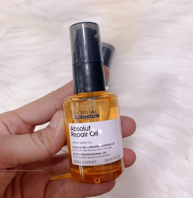 Tinh dầu dưỡng tóc absolut loreal phục hồi tóc hư tổn 30ml