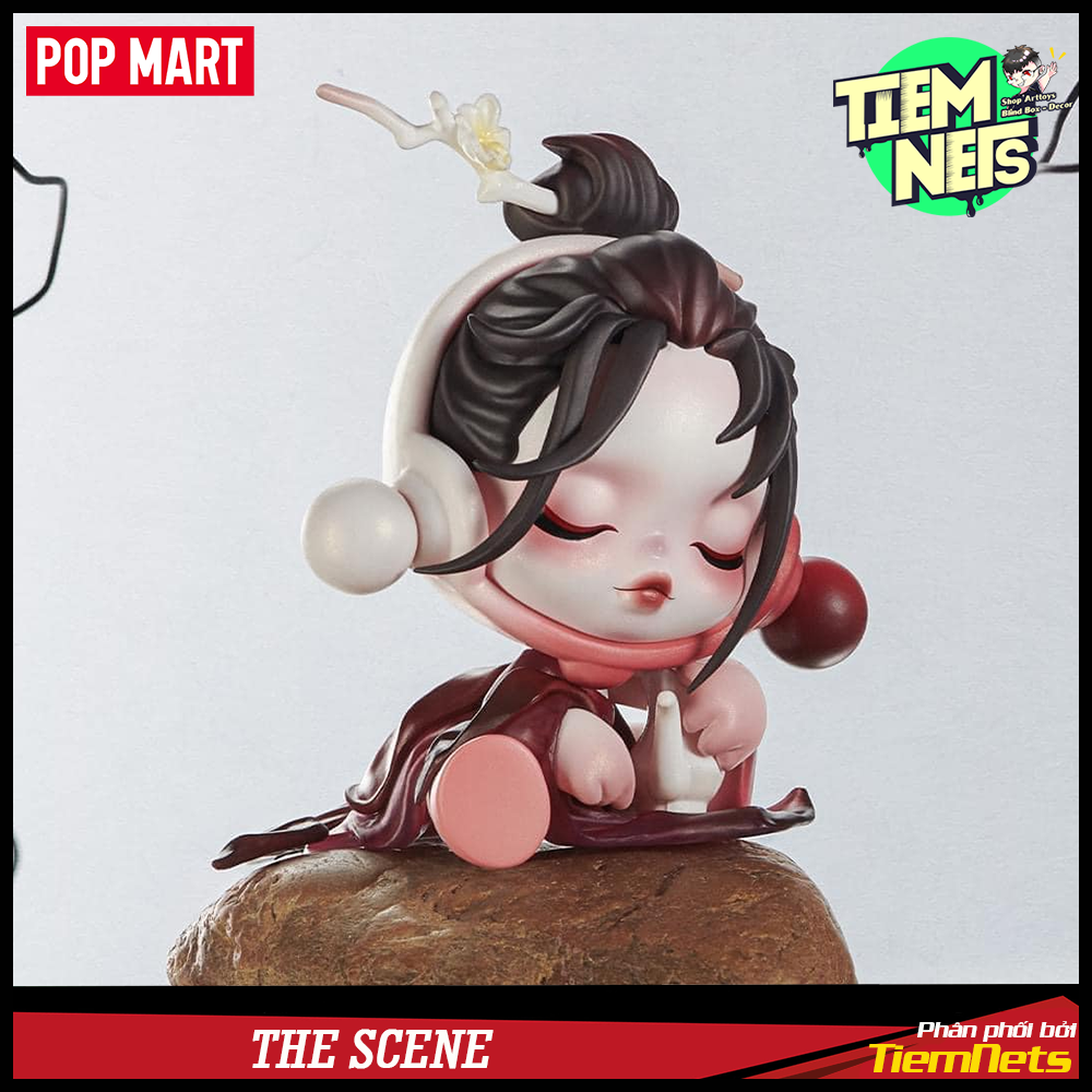 MÔ HÌNH SKULLPANDA THE INK PLUM BLOSSOM x POPMART
