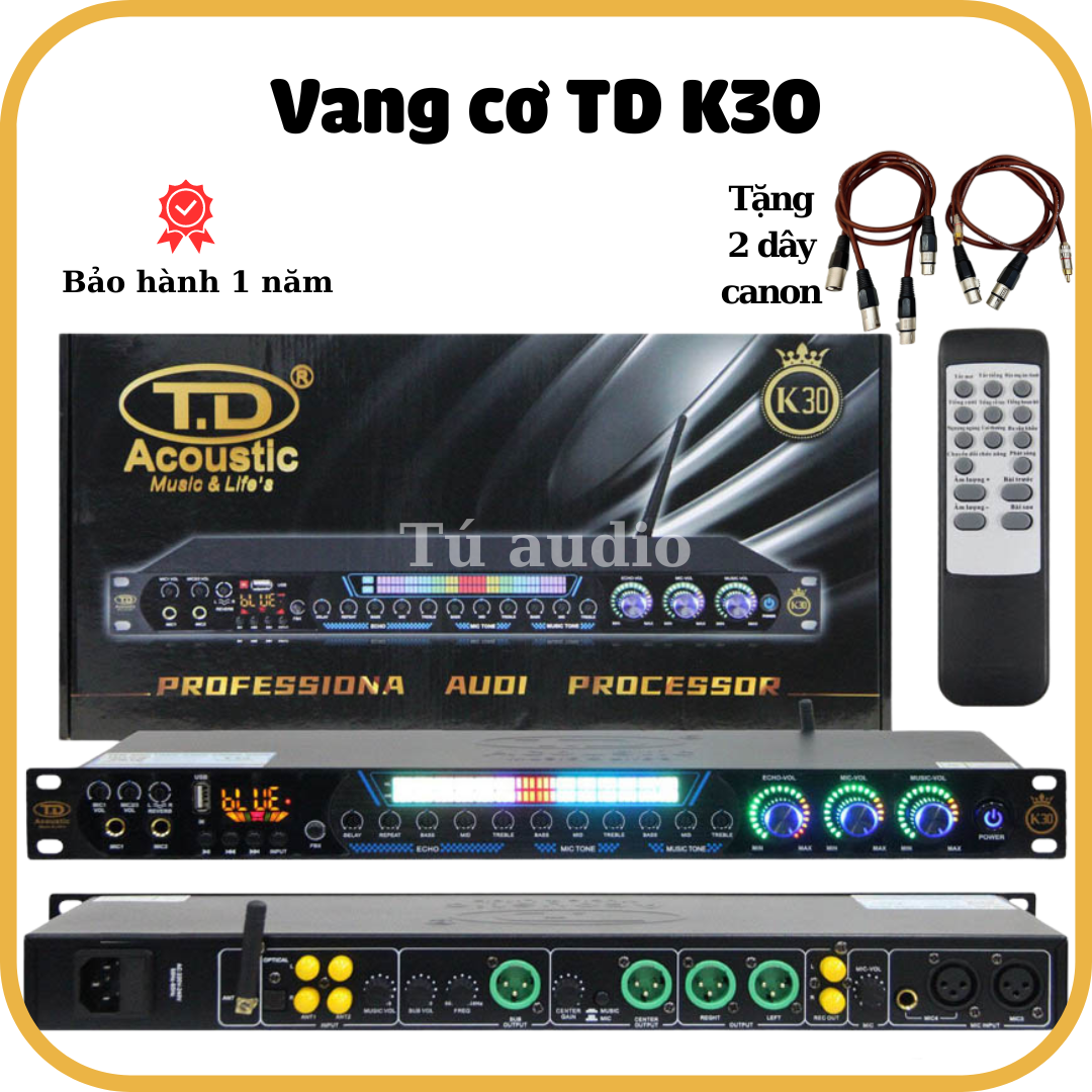 Vang cơ td k30, mẫu mới nhất 2022 , vang cơ chống hú