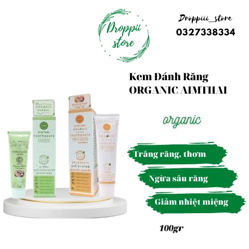 Kem Đánh Răng ORGANIC AIMTHAI