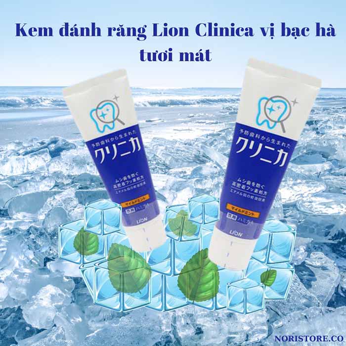 [NỘI ĐỊA NHẬT]Kem đánh răng Lion Clinica Toothpaste tuýp 130g