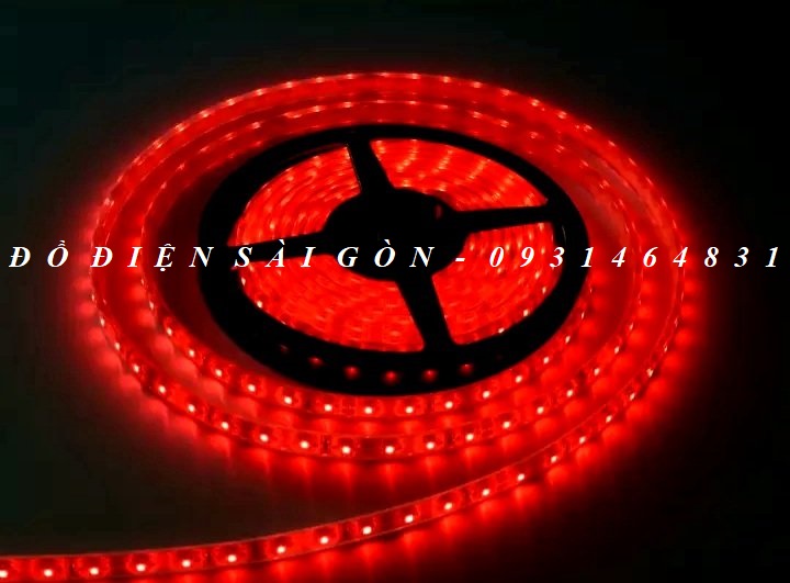 Cuộn Led Dây Dán Màu Đỏ 5m 12V 5050 Phủ Silicon Chống Nước Cao Cấp