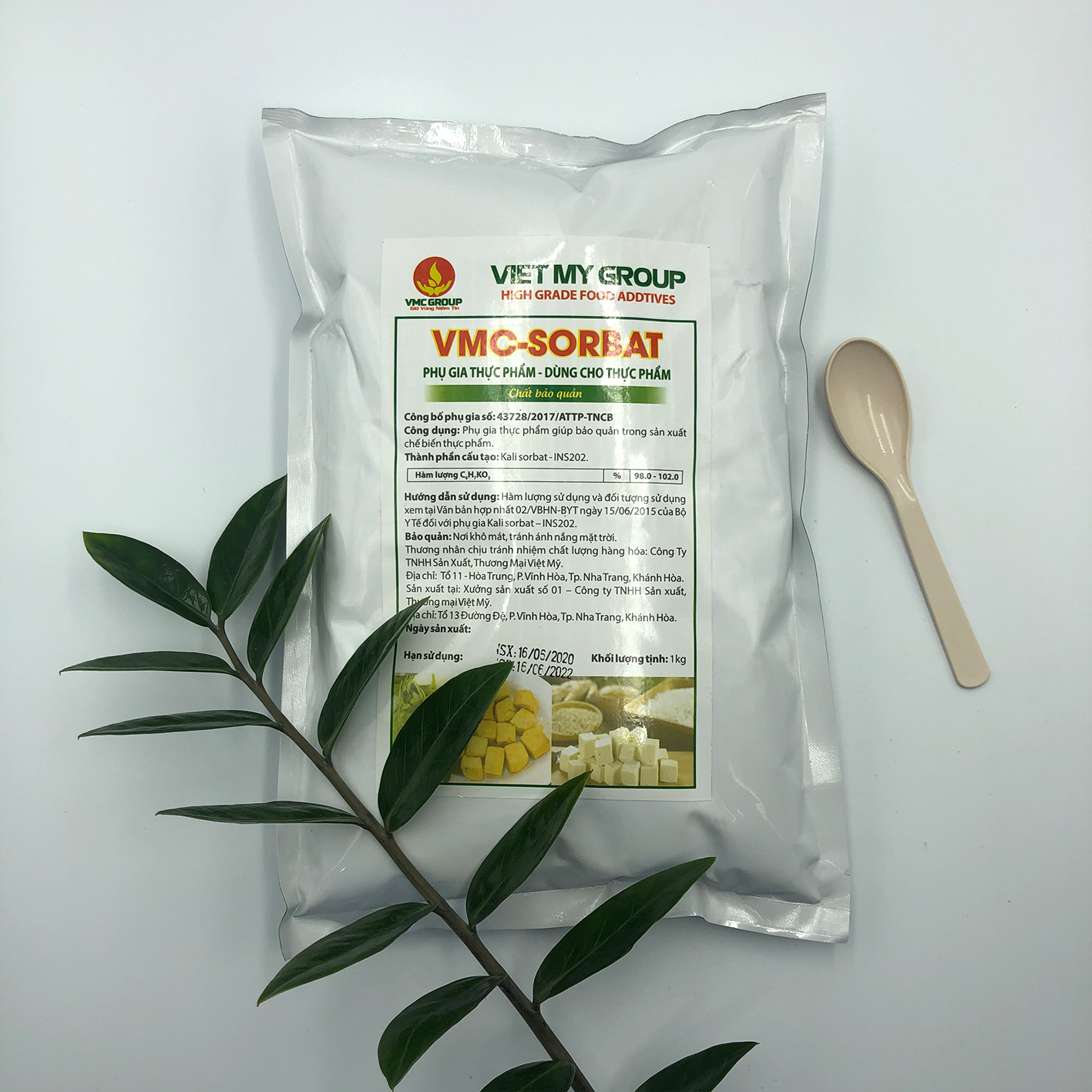 VMC Sorbat bảo quản AN TOÀN đạt chứng nhận ATTP