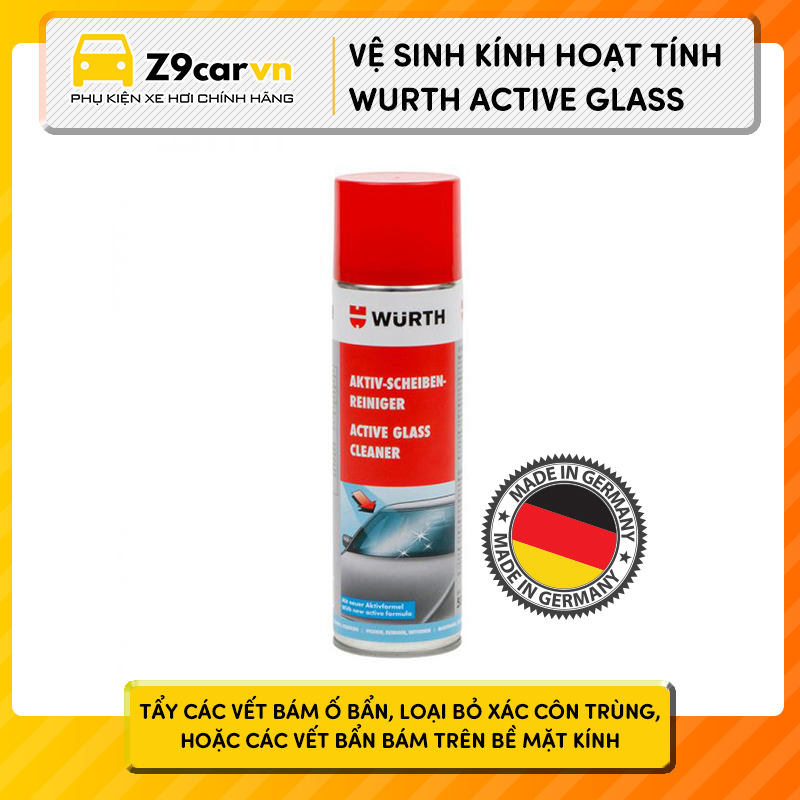 Vệ sinh kính hoạt tính Wurth