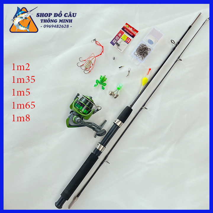 BÁO GIÁ BỘ CẦN CÂU MÁY RÚT THÔNG MINH NHIỀU SIZE | Shopee Lazada Sendo Tiki mới nhất 14 Bộ Cần Câu 2 Khúc Đặc Và Máy KK5000 Đủ Size , Chất Liệu Tốt, dễ sử dụng, hàng đảm bảo chất lượng ( Shop Đồ Câu Thông Minh )