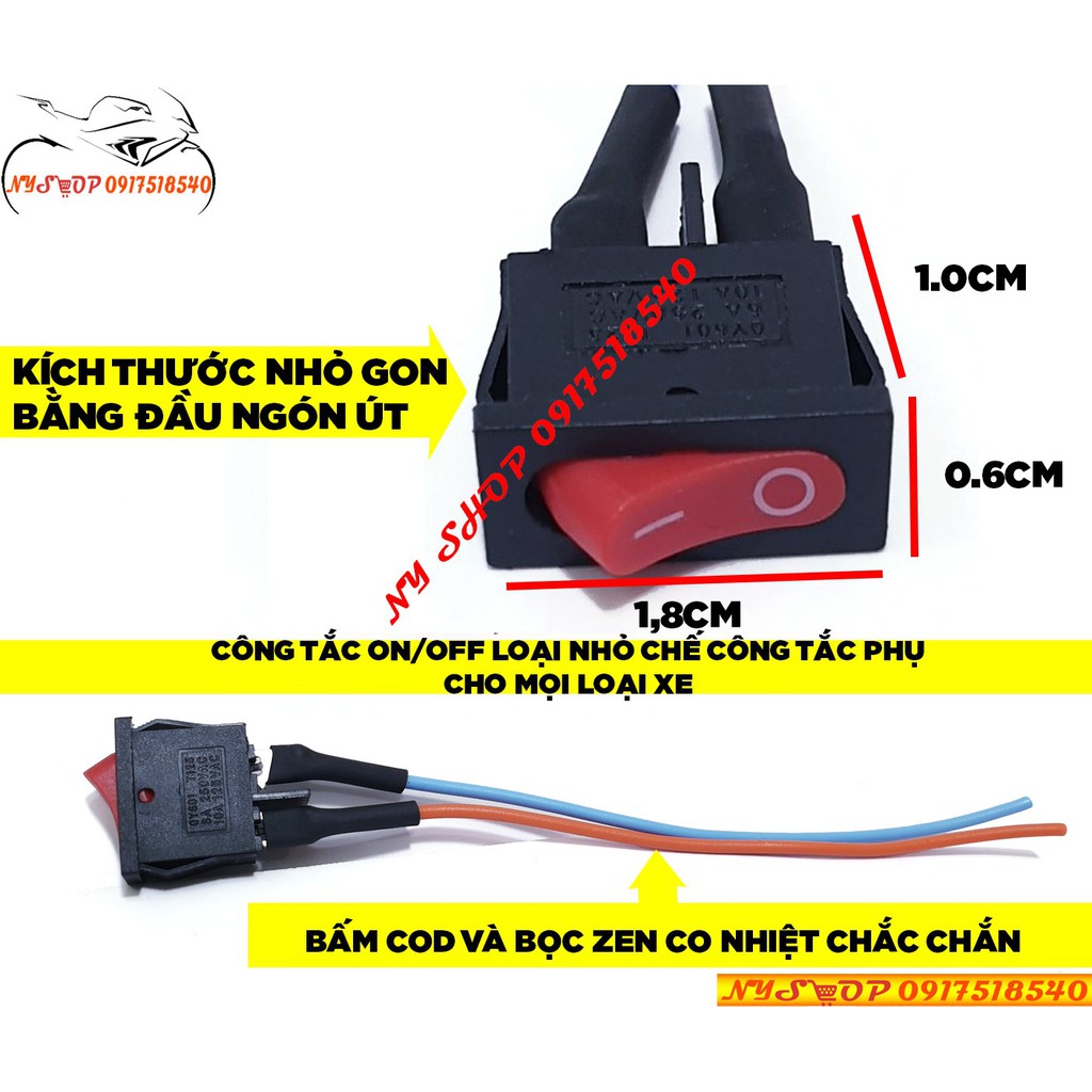 🛵Bộ Nút Công Tắc Phụ Chế Điện Cho Xe Máy🛵