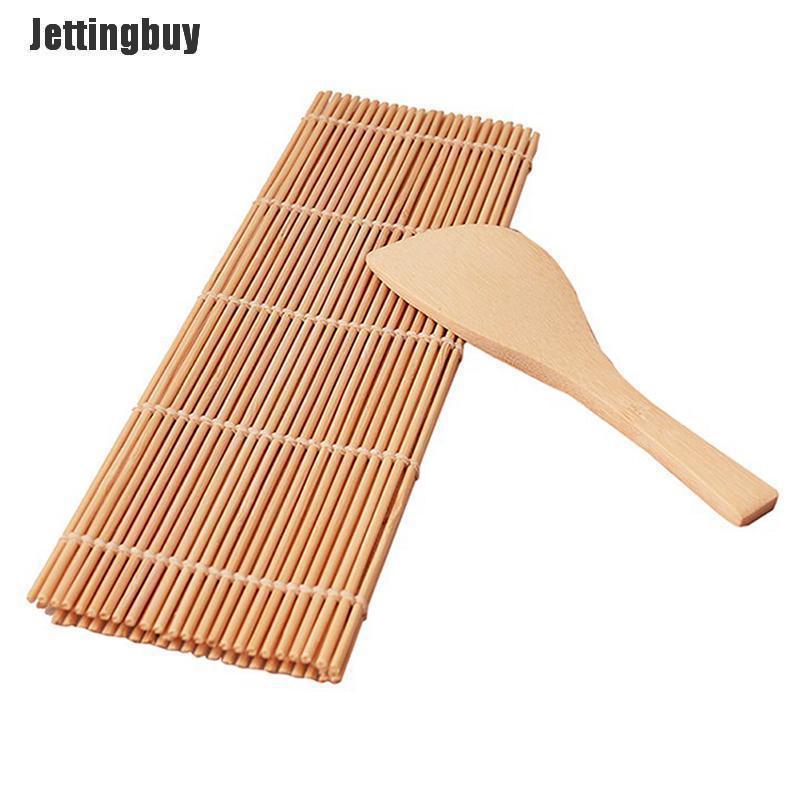 Jettingbuy 14pcs/set DIY Bamboo Sushi Maker Set Rice Sushi Making Kits Roll Cooking Tools