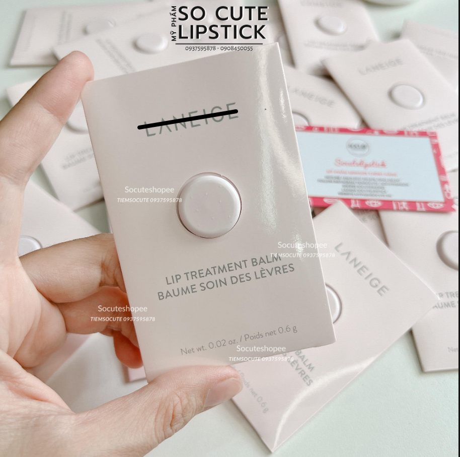 Sample Mặt Nạ Ngủ Cho Môi Lanei Lip Sleeping Mask Sample 0.8gr / Minisize 3gr NHIỀU MÙI