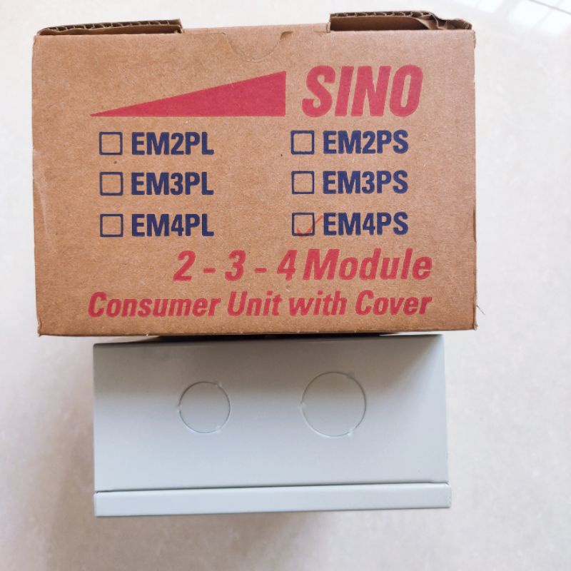 Tủ điện vỏ kim loại chứa 4 Module SINO ( 20x13x6.5 )