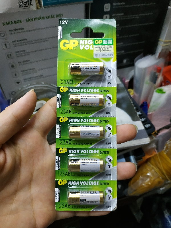 Pin 12V GP To - combo 5 viên