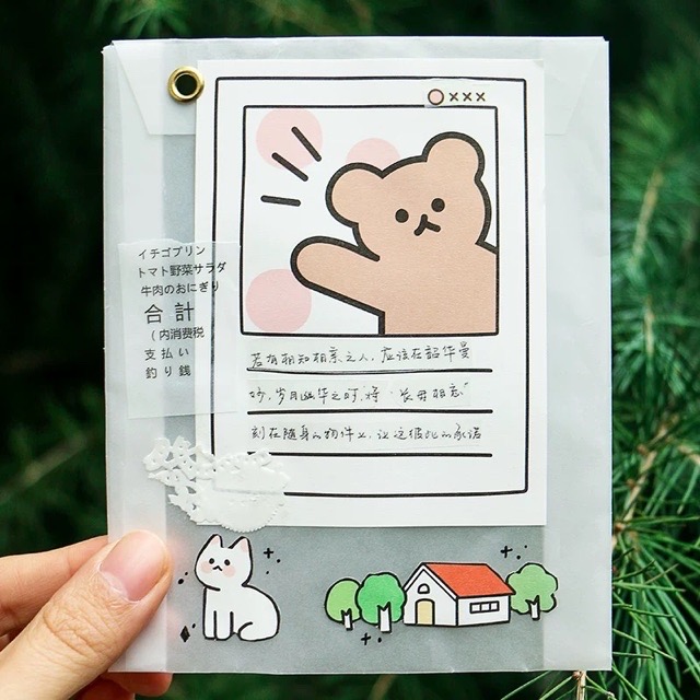 Set Note Nhiều Mẫu Dễ Thương 30 Tờ