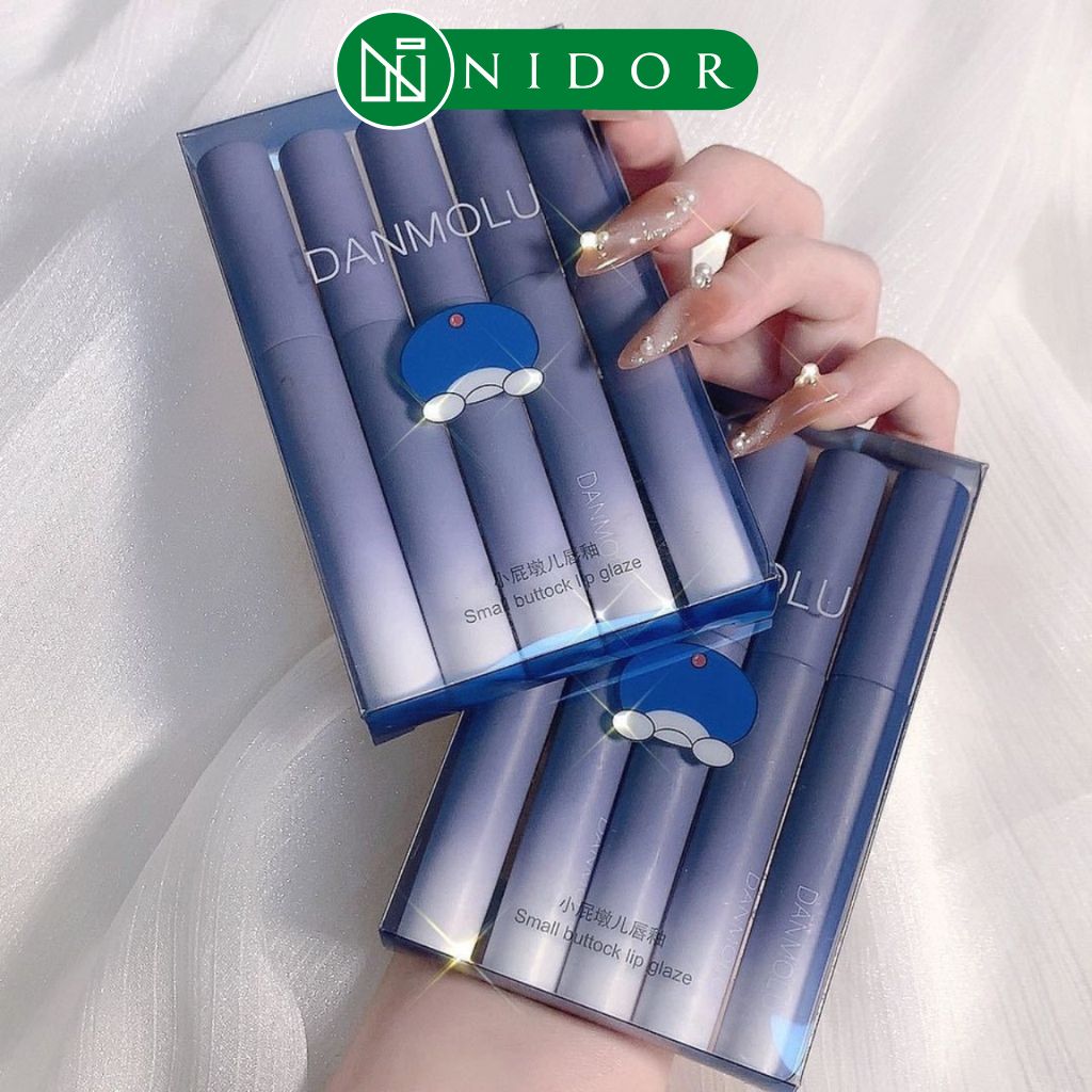 Set 5 cây son kem lì danmolu nội địa trung