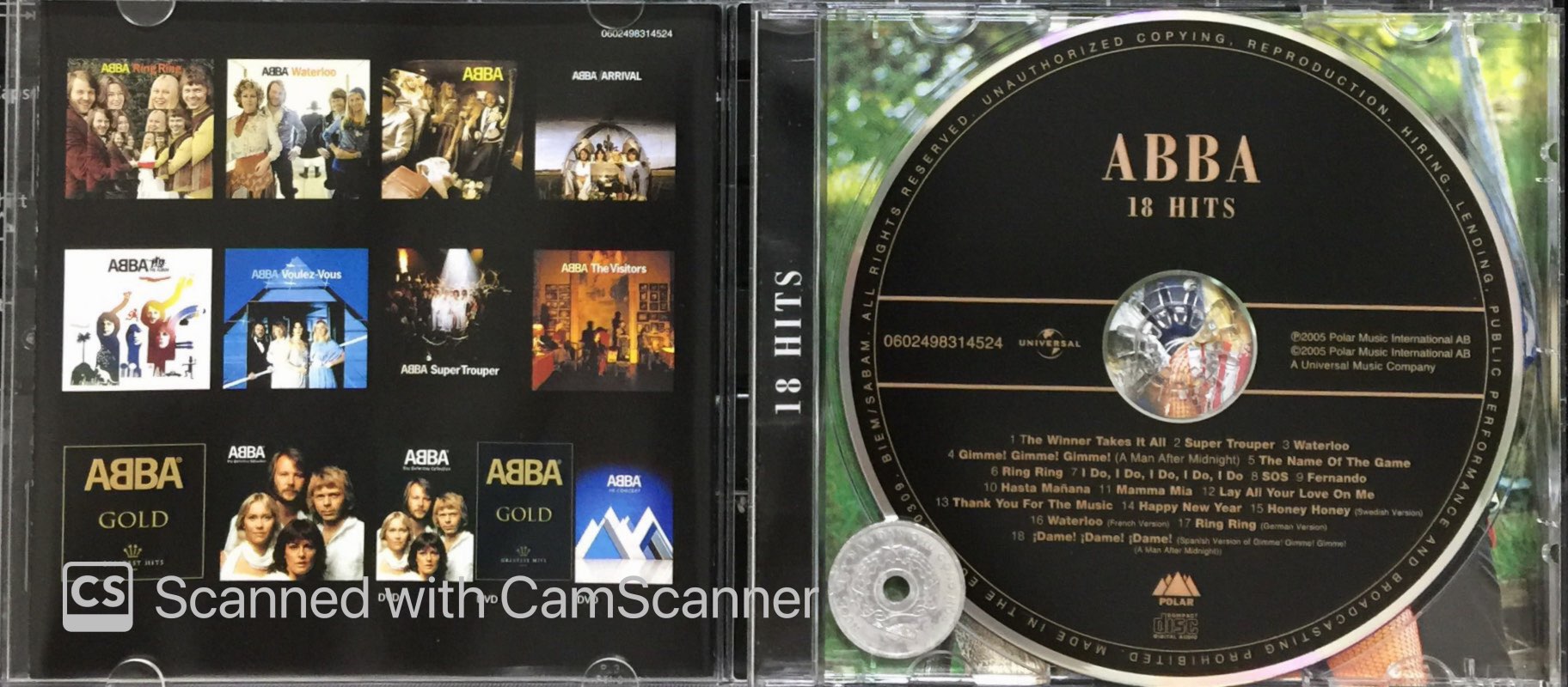 stereomate - Đĩa nhạc - CD gốc: ABBA - 18 Hits