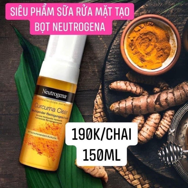 Sữa Rửa Mặt Tạo Bọt Neutrogena 150Ml Hàng  Pháp