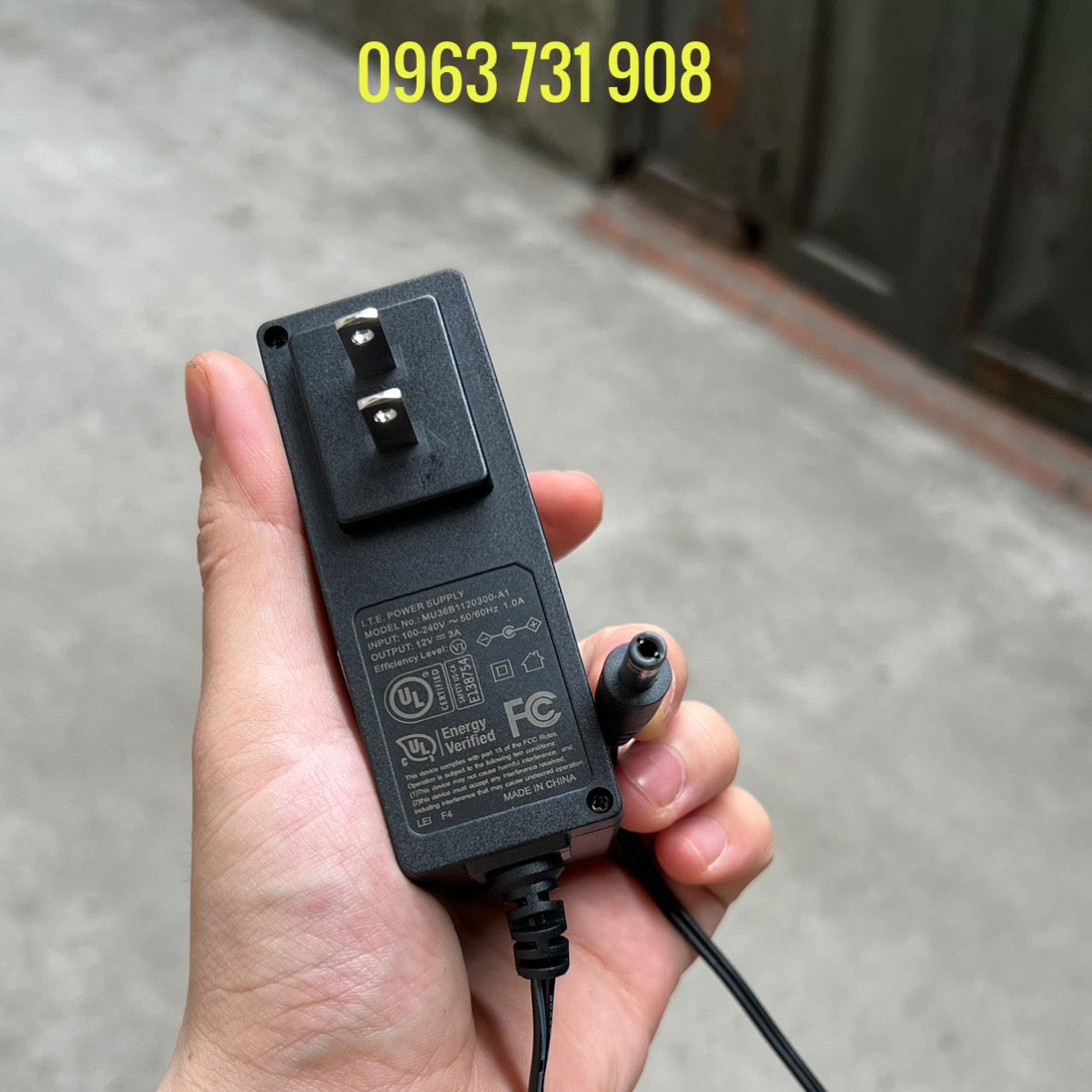 Cục nguồn 12V 3A chính hãng tháo máy