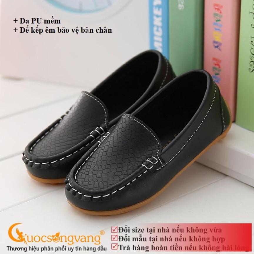 Giày mọi bé trai giày da bé trai GLG105 giá rẻ