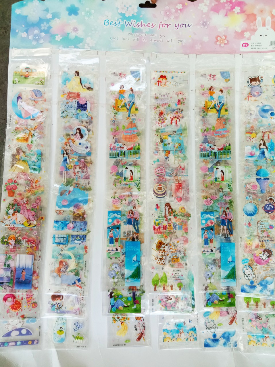 Sticker trang trí nhiều chủ đề