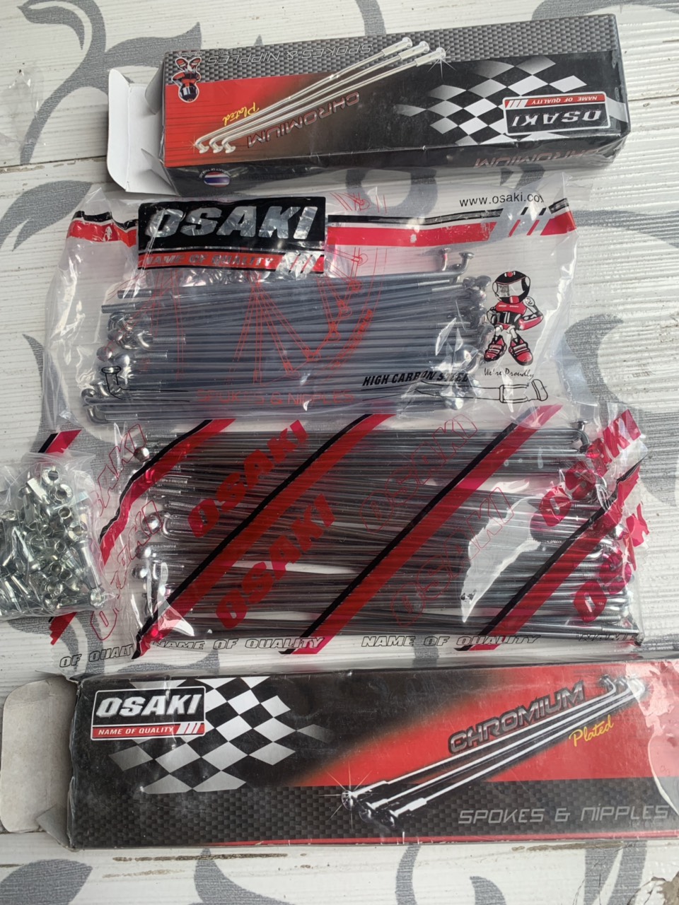 Căm mạ crom osaki (loại 1 )size 184 và 149