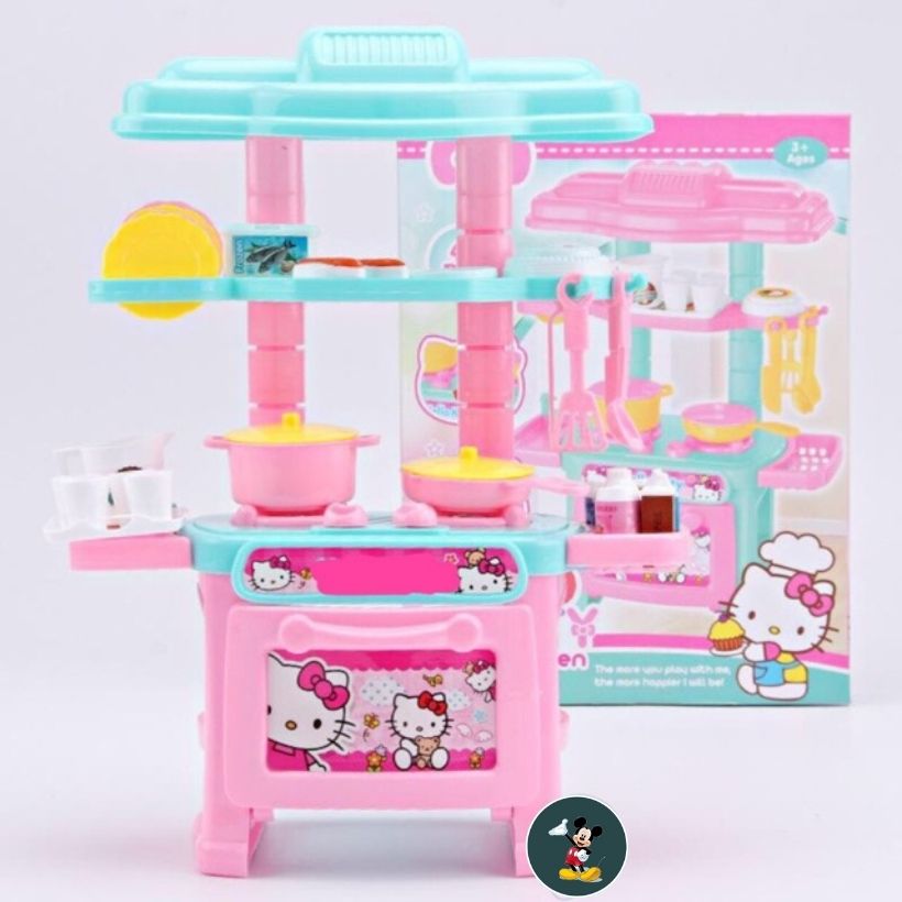 Bộ đồ chơi nhà bếp mini kitchen hellokitty