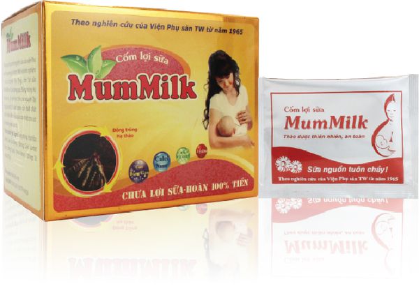 mummilk cốm lợi sữa mẹ khoẻ con ngoan hộp 20 gói