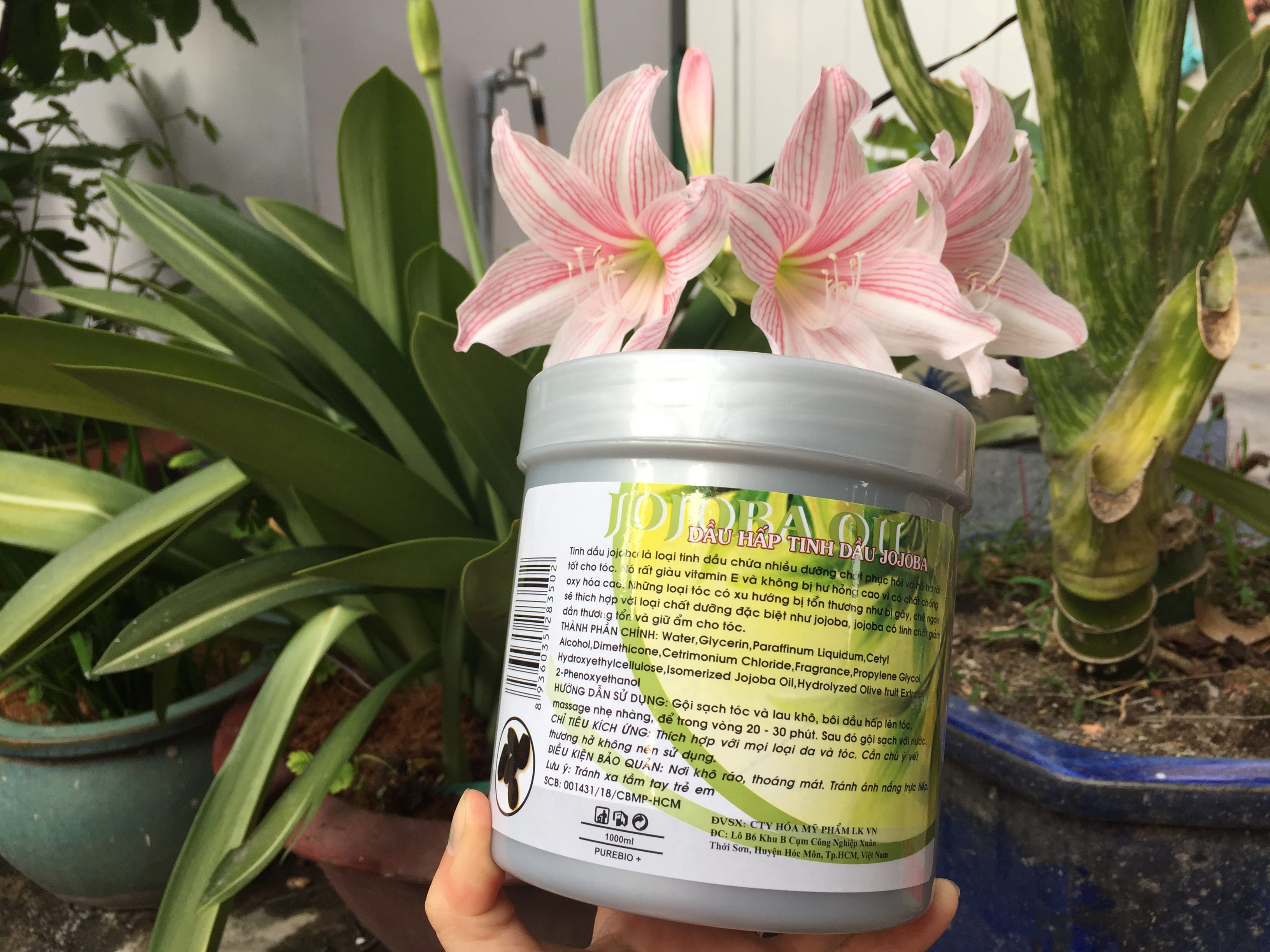 Hấp dầu mượt tóc Jojoba 1000 ml