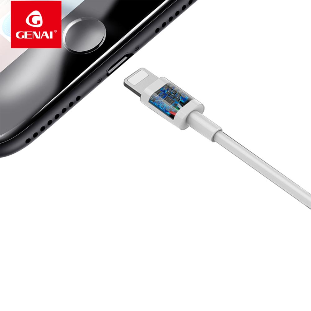 CÁP SẠC NHANH APPLE 1.5A GENAI GN-8P-IX ( 5\5s\6\6s\6plus\7\7plus\8\8plus\x\xmax\ipad...)