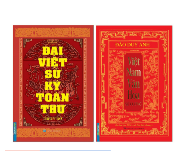 Combo 2 cuốn Đại Việt Sử Ký Toàn Thư Trọn Bộ + Việt Nam văn hóa sử cương