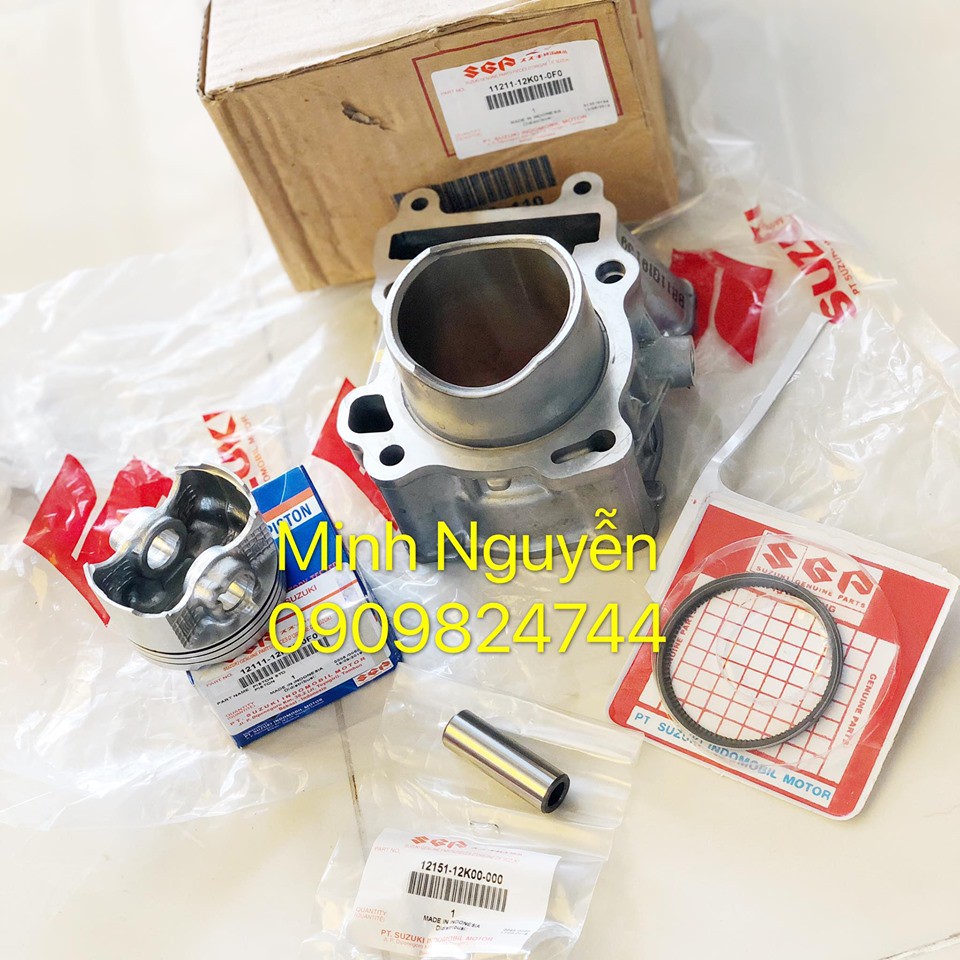 Bộ lòng bạc pitong ắc xe Satria/ Raider fi chính hãng suzuki