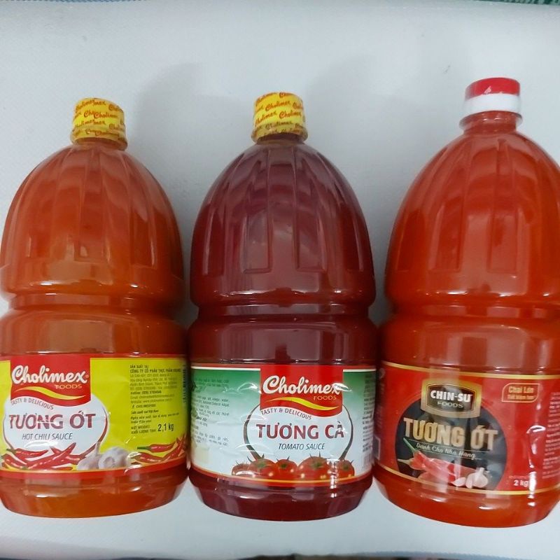 Tương Ớt & Tương Cà  ( Can 2 Kg )
