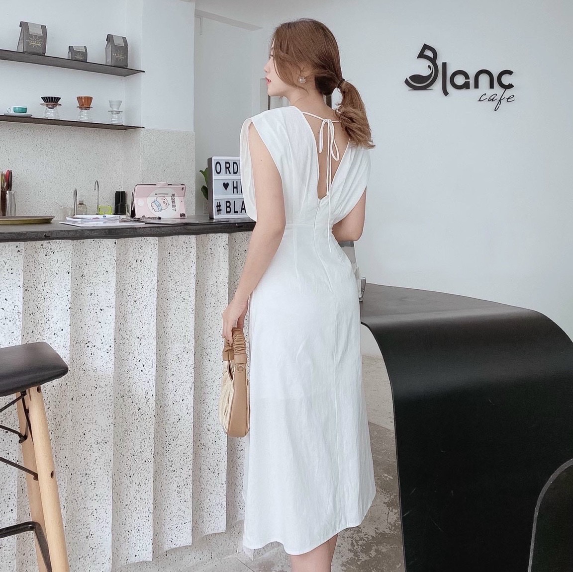 Đầm váy cánh dơi v2 2 màu