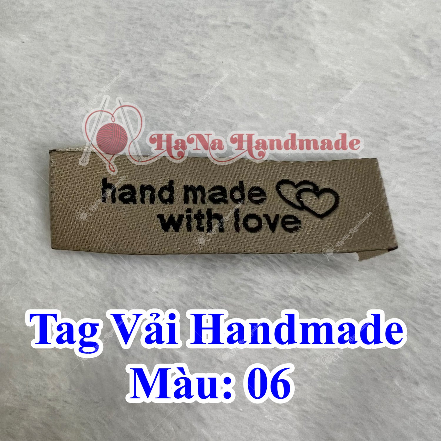 Tag vải handmade 6k/ 2 cái