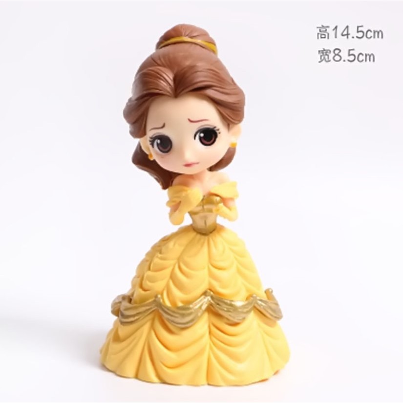 Búp bê trang trí bánh kem Công chúa bạch tuyết,elsa,sofia,tiên cá - phụ kiện bánh