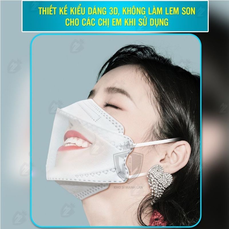 Set 100 Cái Khẩu Trang 5D Mask THỊNH PHÁT Chính Hãng Đựng Túi Zip Tiêu Chuẩn 3 Lớp Kháng Khuẩn