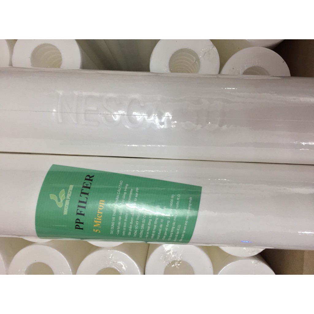 Combo 25 Lõi lọc nước 20 inch 5 Micron (Lọc thô)