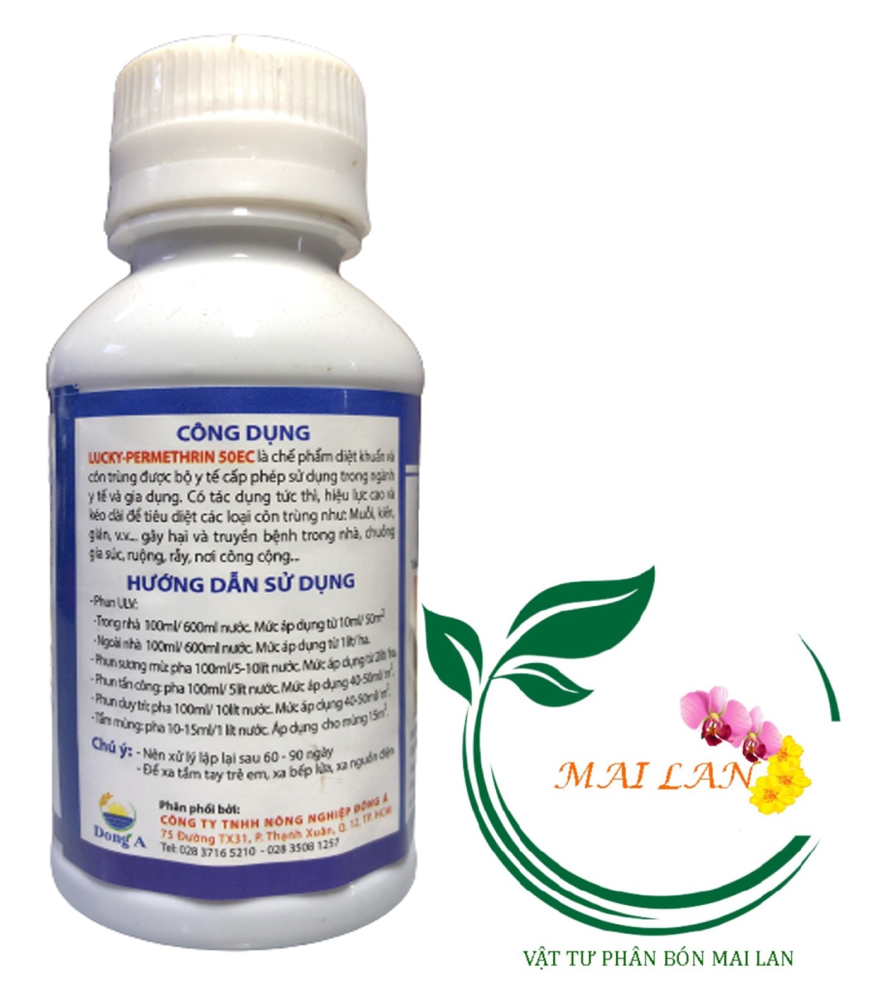 Chế Phẩm Diệt Côn Trùng Lucky Permethrin 50EC - #084B# 100ml