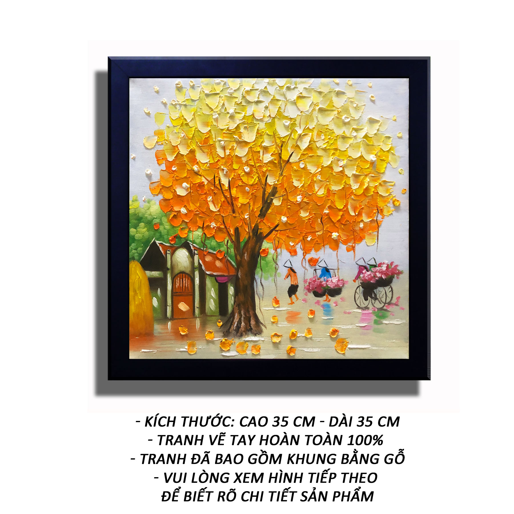 Tranh sơn dầu - Hè Muộn - Tranh Mỹ Thuật Minh Hiền