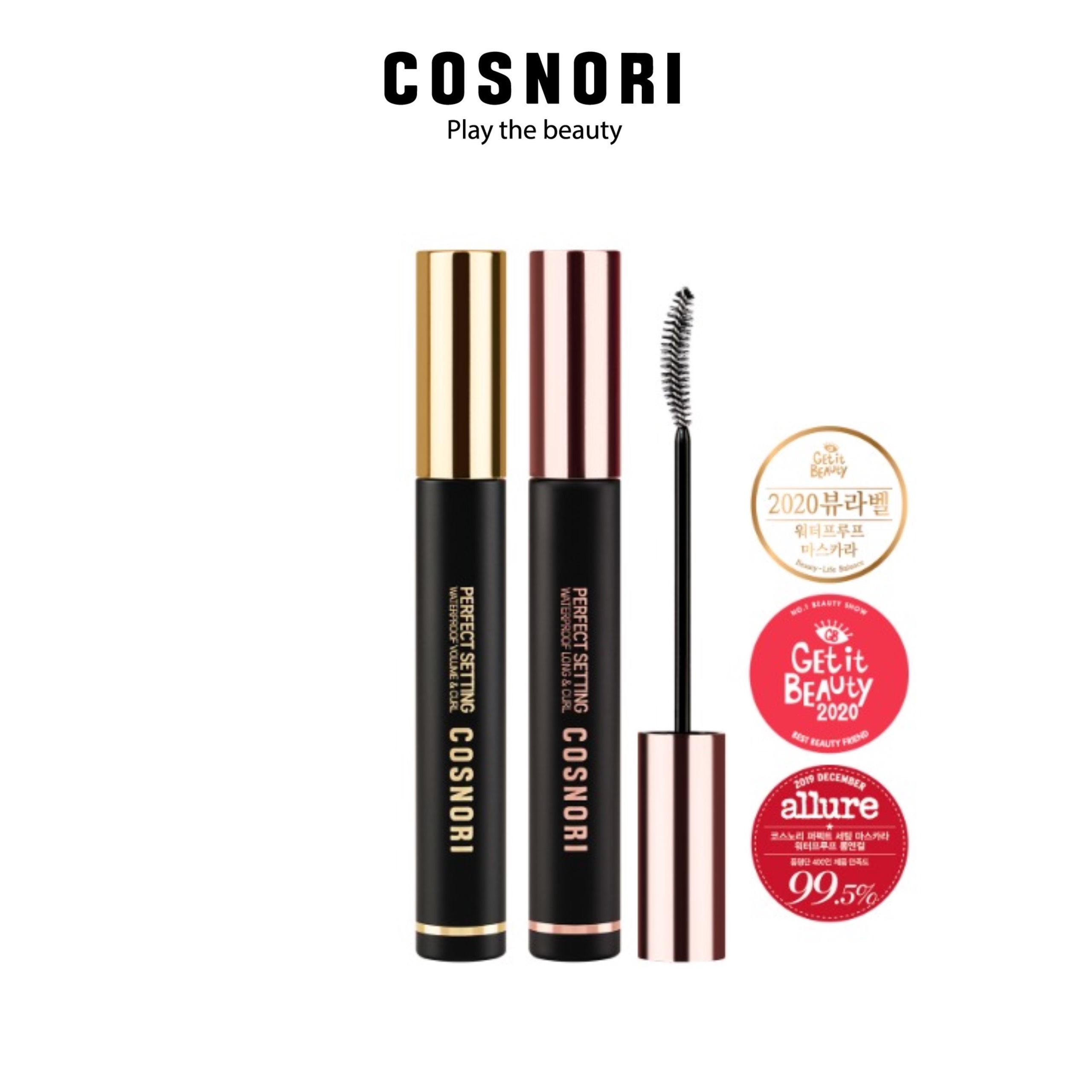 [HCM]Chuốt mi Cosnori Perfect Setting Mascara Waterproof Volume&Curl 7ml