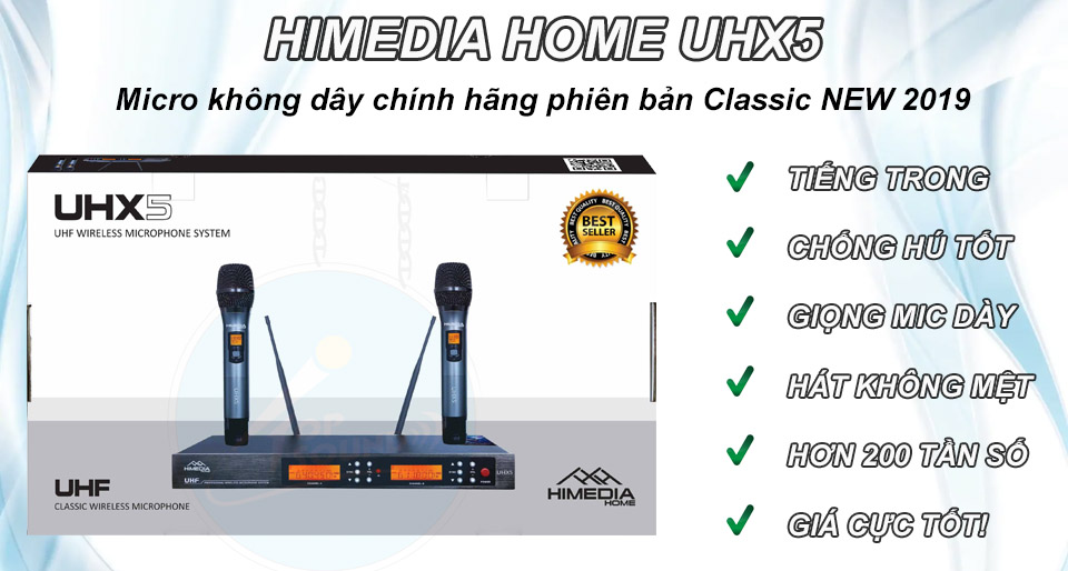 Micro không dây Himedia Home UHX5