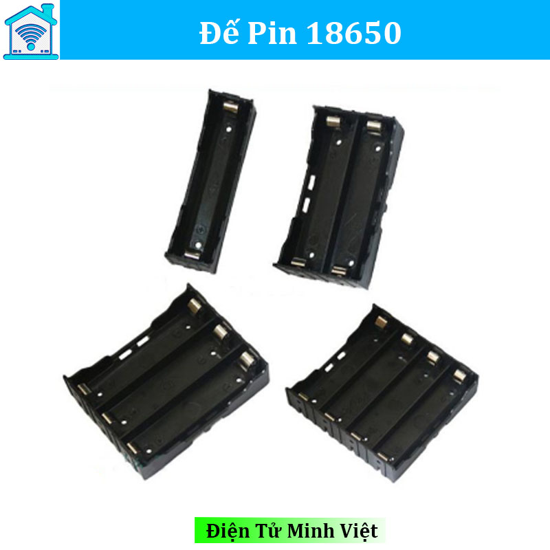 Đế Pin 18650 Có Chân Hàn
