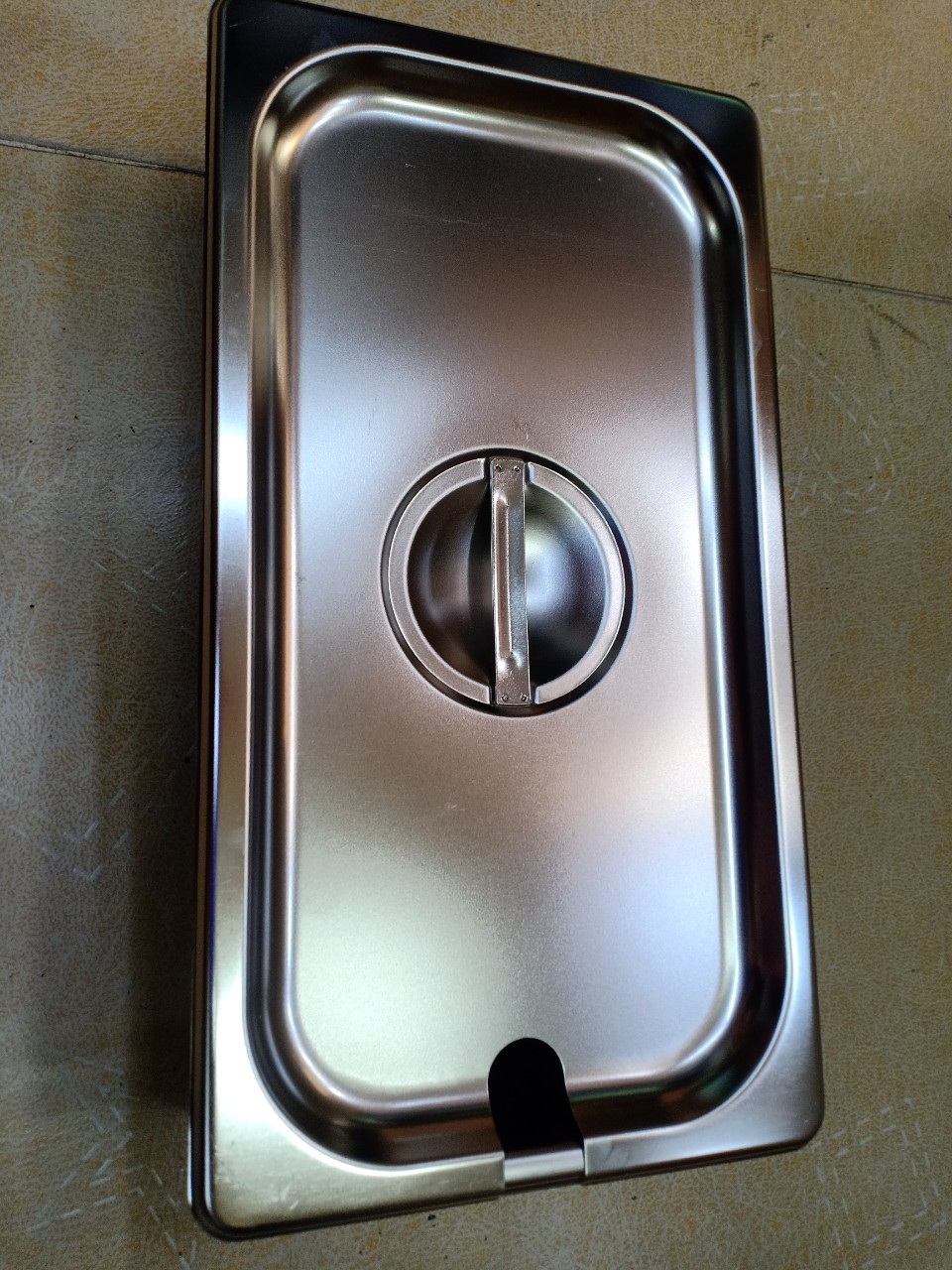 Combo 5 Khay Inox Đựng Thạch Topping Đựng Thực Phẩm GN 1/3