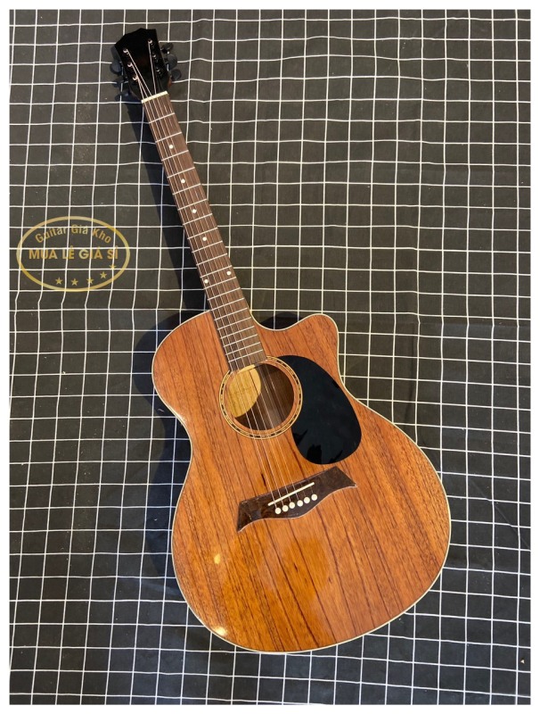 Đàn Guitar Acoustic có EQ  full gỗ nguyên tấm GK-11CE giá sỉ