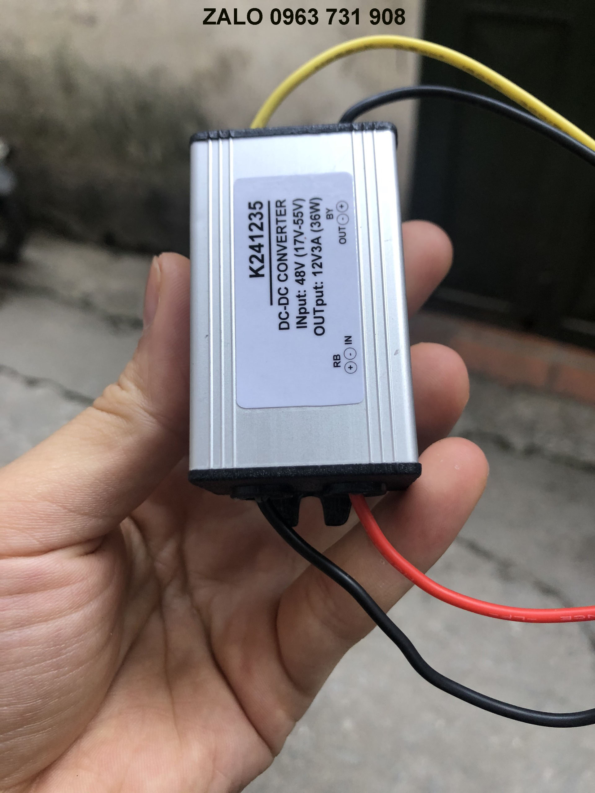 Bộ mạch hạ áp 48v xuống 12v 3a 36w