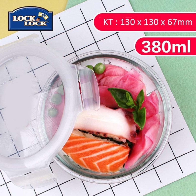 [HCM]Combo 2 Hộp Thủy Tinh Lock&Lock 600ml